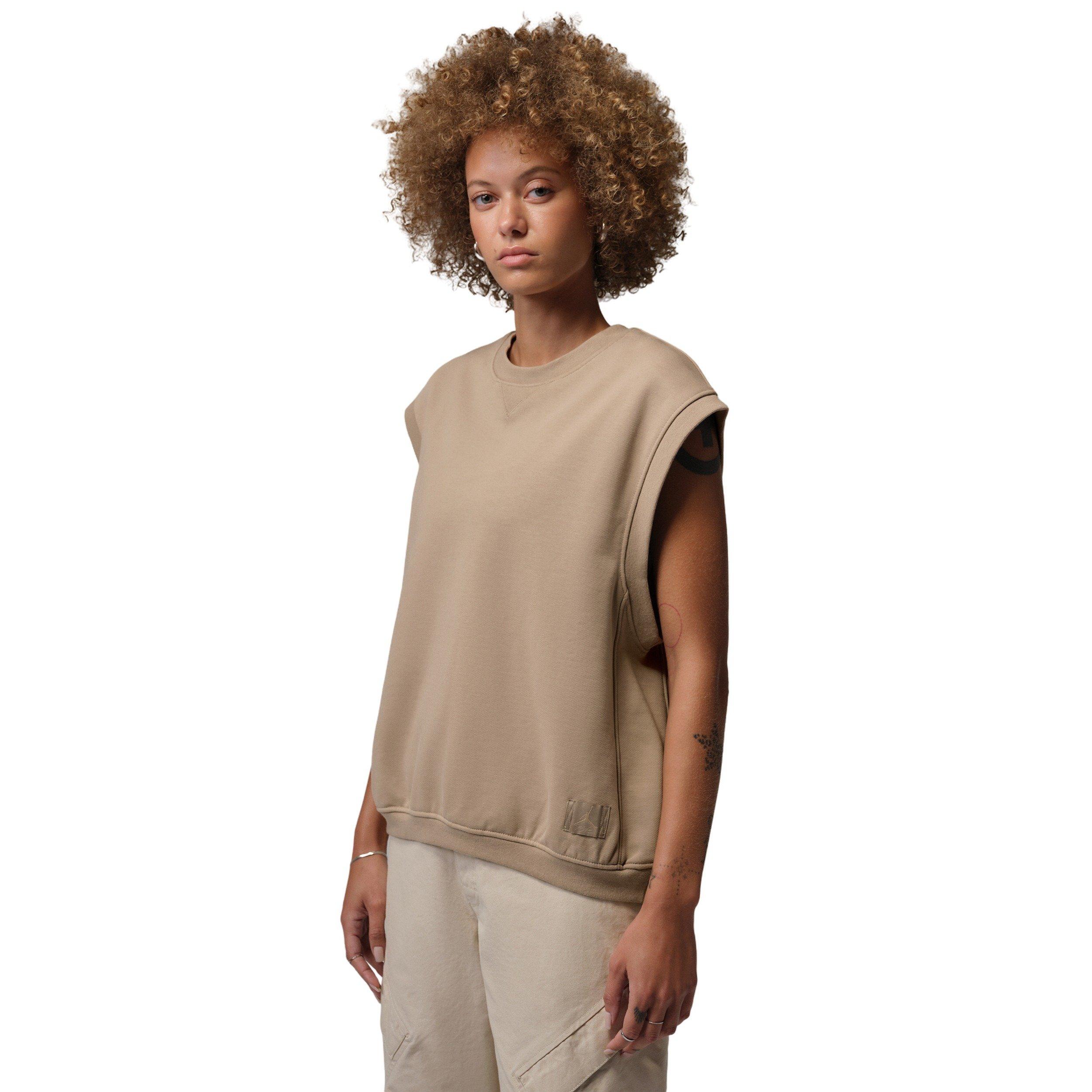 Jordan Women's Flight Fleece Vest - KHAKI